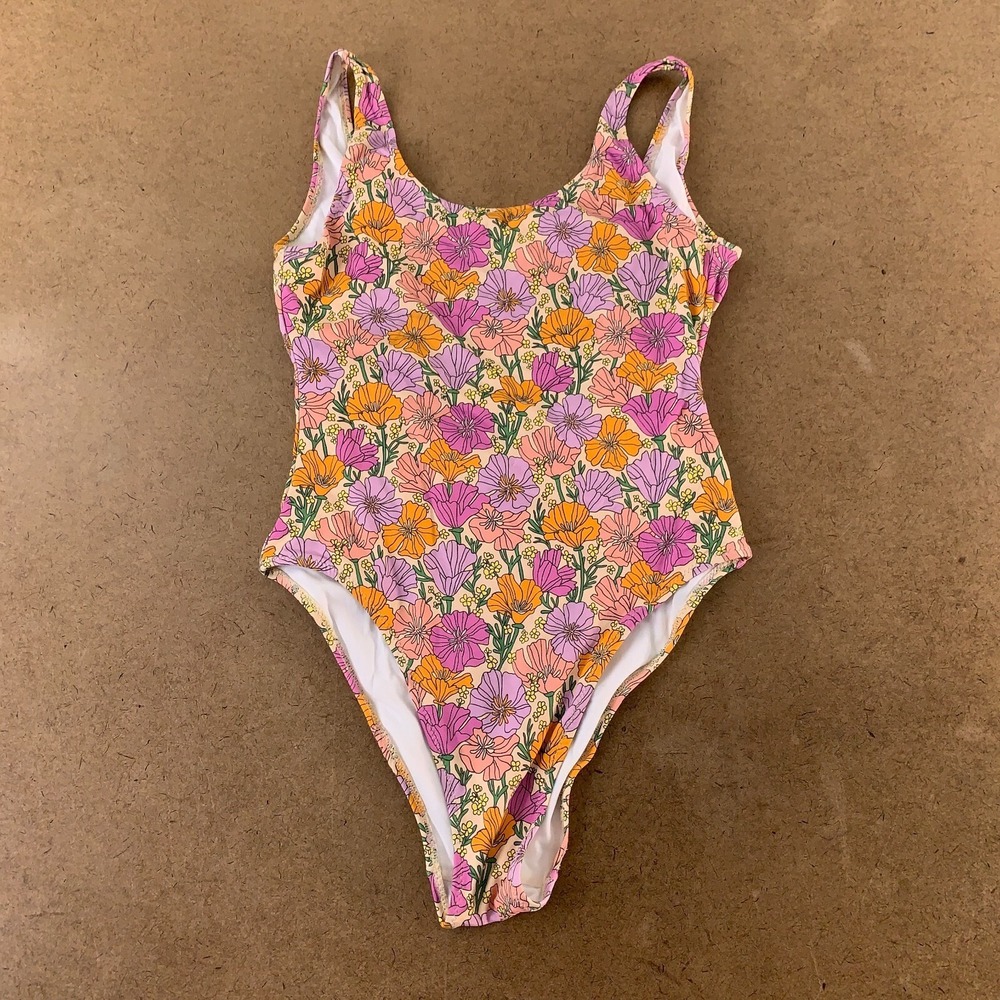 Hundred Pieces Girls Size 16 Floral Romance Monica One Piece Swimsuit NWT